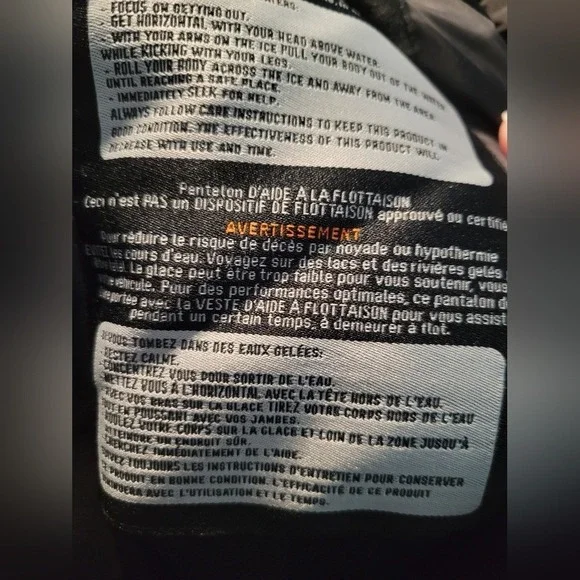 Ski-Doo Vasa Highpants Women's Dark Navy Size S Snow Bib for Snowmobile - Picture 8 of 8